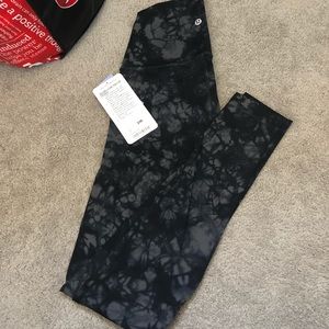 Lululemon high rise luxtreme SHIBORI tie dye pant